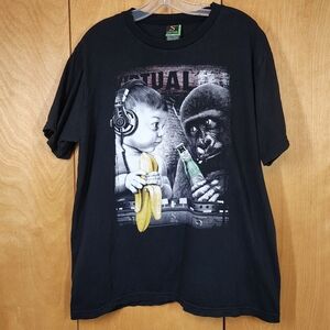 Saffar T-shirt gorilla banana size XL